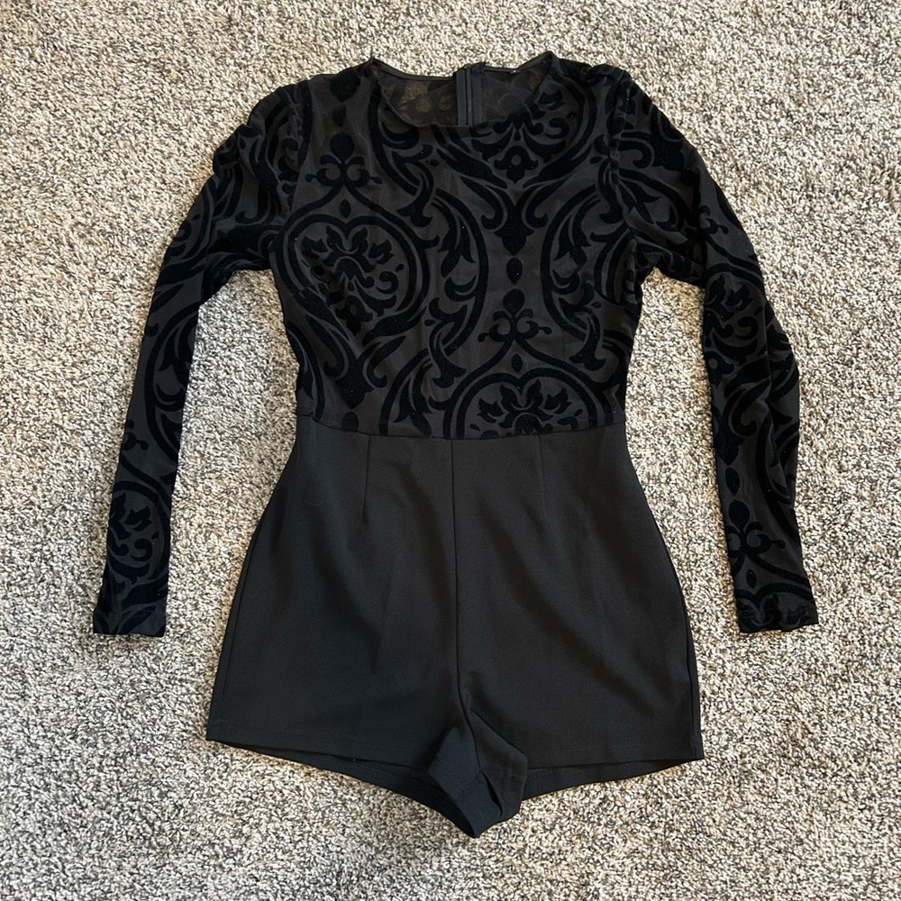 Long sleeve romper
